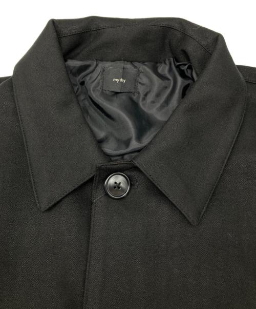 my day（マイ デイ）my day (マイ デイ) ジップコート ブラック サイズ:Ｍの古着・服飾アイテム