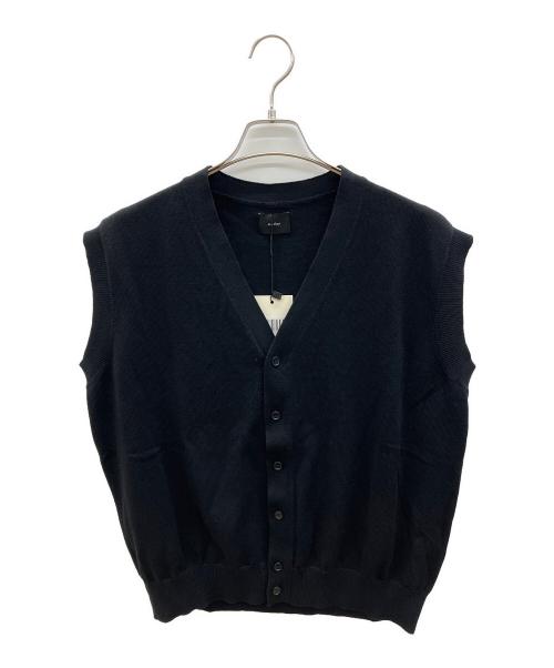 my day（マイ デイ）my day (マイ デイ) ニットベスト ブラック サイズ:Ｍの古着・服飾アイテム