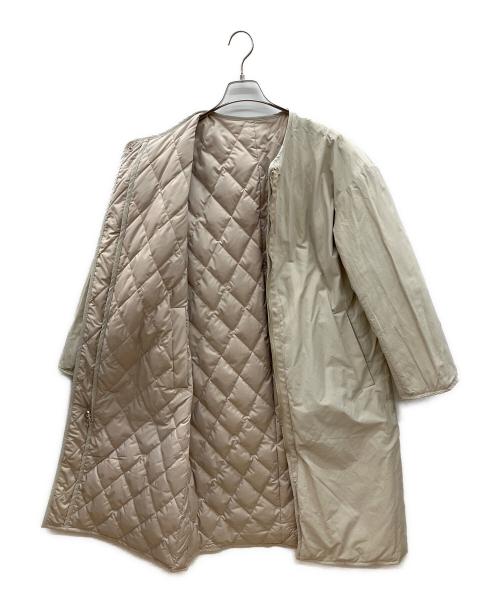 U.A. GreenLabelRelaxing（ユナイテッドアローズグリーンレーベル リラクシング）U.A. GreenLabelRelaxing (ユナイテッドアローズグリーンレーベル リラクシング) ダウン リバーシブル キルト コート アイボリー サイズ:38の古着・服飾アイテム