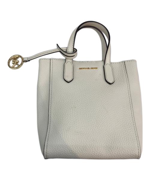 MICHAEL KORS（マイケル・コース）MICHAEL KORS (マイケル・コース) 	エクストラスモールクロスボディバッグ アイボリー×ブラウンの古着・服飾アイテム