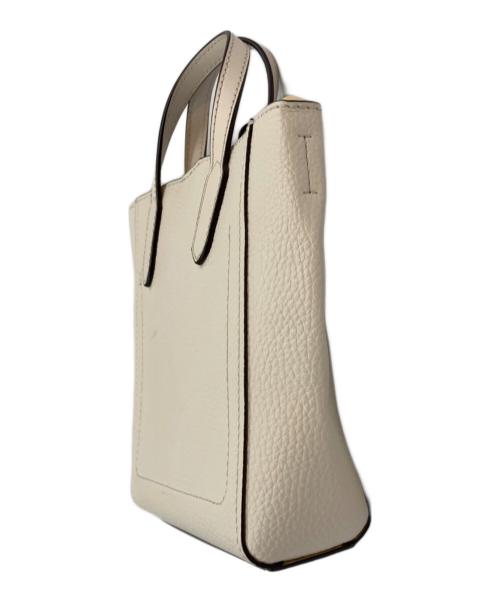MICHAEL KORS（マイケル・コース）MICHAEL KORS (マイケル・コース) 	エクストラスモールクロスボディバッグ アイボリー×ブラウンの古着・服飾アイテム