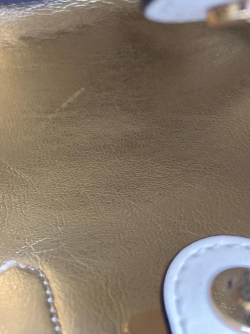 MICHAEL KORS（マイケル・コース）MICHAEL KORS (マイケル・コース) 	エクストラスモールクロスボディバッグ アイボリー×ブラウンの古着・服飾アイテム