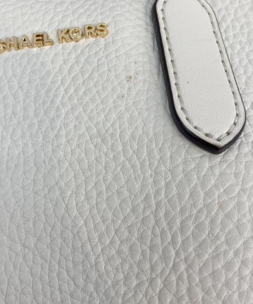 MICHAEL KORS（マイケル・コース）MICHAEL KORS (マイケル・コース) 	エクストラスモールクロスボディバッグ アイボリー×ブラウンの古着・服飾アイテム