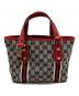 GUCCI（グッチ）の古着「シェリーライン」｜ベージュ×レッド