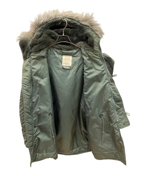 ALPHA（アルファ）ALPHA (アルファ) 80s N-3Bフライトジャケット　古着 カーキ サイズ:Ｍの古着・服飾アイテム