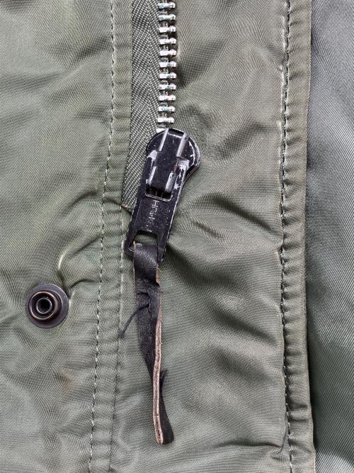 ALPHA（アルファ）ALPHA (アルファ) 80s N-3Bフライトジャケット　古着 カーキ サイズ:Ｍの古着・服飾アイテム