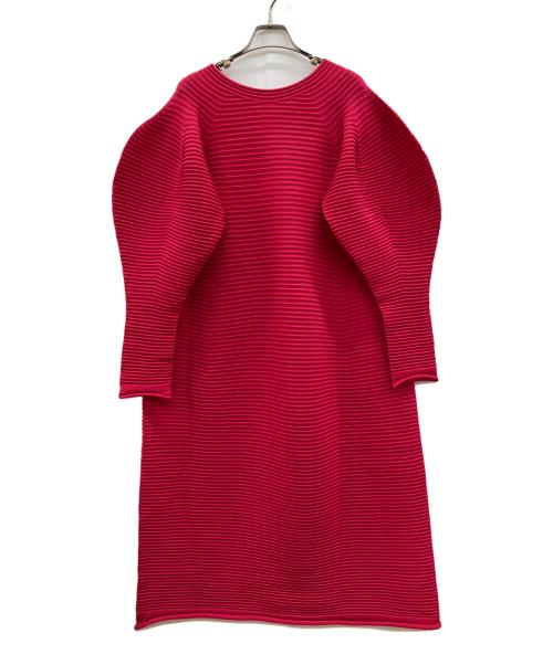 PLEATS PLEASE（プリーツプリーズ）PLEATS PLEASE (プリーツプリーズ) ニットワンピース ショッキングピンク サイズ:不明の古着・服飾アイテム