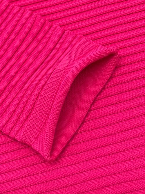 PLEATS PLEASE（プリーツプリーズ）PLEATS PLEASE (プリーツプリーズ) ニットワンピース ショッキングピンク サイズ:不明の古着・服飾アイテム