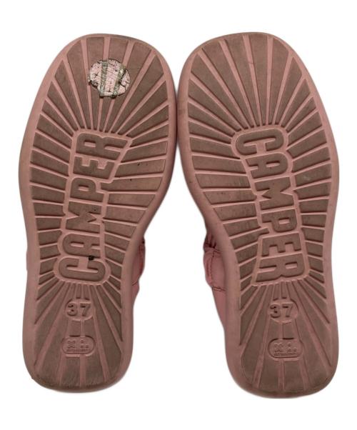 CAMPER（カンペール）CAMPER (カンペール) スリッポン ピンク サイズ:23.5の古着・服飾アイテム