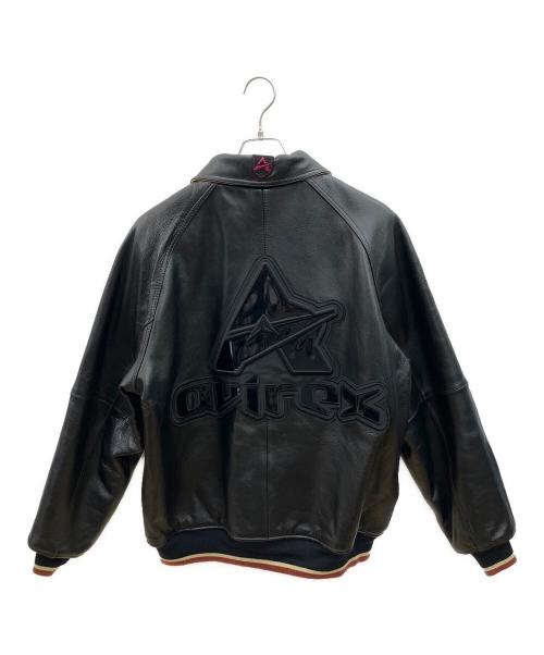 AVIREX（アヴィレックス）AVIREX (アヴィレックス) ラムレザージャケット ブラック サイズ:Ｍの古着・服飾アイテム