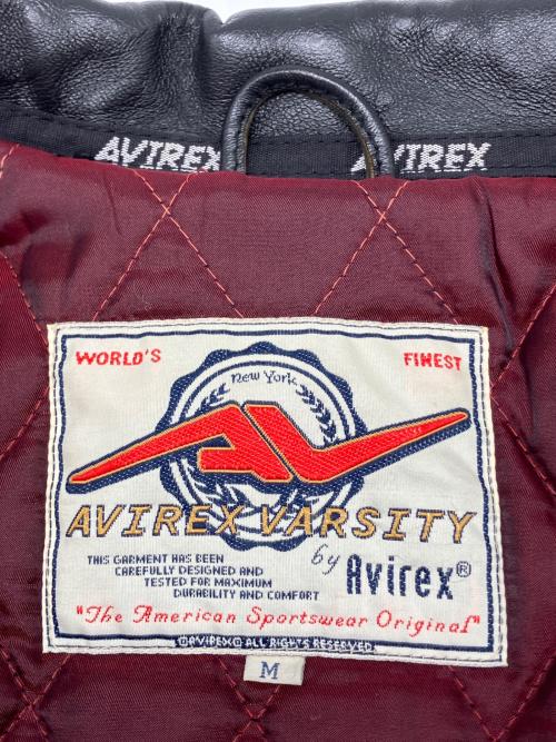 AVIREX（アヴィレックス）AVIREX (アヴィレックス) ラムレザージャケット ブラック サイズ:Ｍの古着・服飾アイテム
