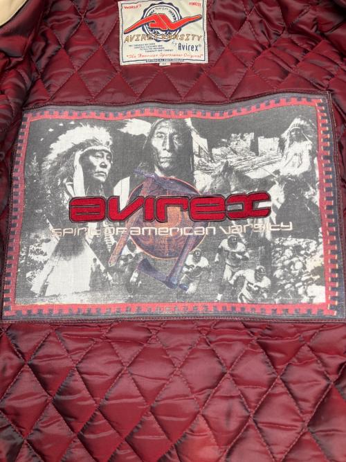 AVIREX（アヴィレックス）AVIREX (アヴィレックス) ラムレザージャケット ブラック サイズ:Ｍの古着・服飾アイテム