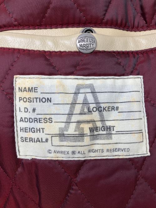 AVIREX（アヴィレックス）AVIREX (アヴィレックス) ラムレザージャケット ブラック サイズ:Ｍの古着・服飾アイテム