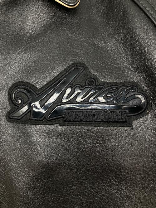 AVIREX（アヴィレックス）AVIREX (アヴィレックス) ラムレザージャケット ブラック サイズ:Ｍの古着・服飾アイテム