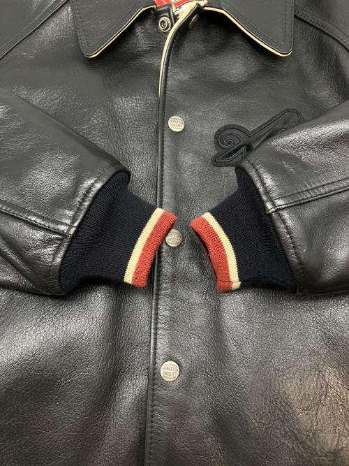 AVIREX（アヴィレックス）AVIREX (アヴィレックス) ラムレザージャケット ブラック サイズ:Ｍの古着・服飾アイテム