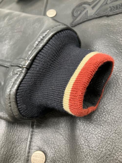 AVIREX（アヴィレックス）AVIREX (アヴィレックス) ラムレザージャケット ブラック サイズ:Ｍの古着・服飾アイテム