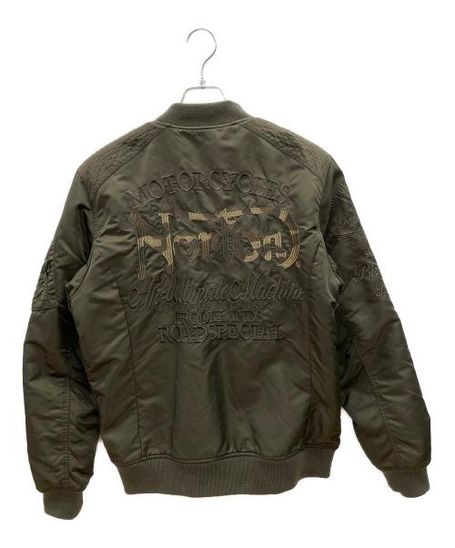 Norton（ノートン）Norton (ノートン) MA-1ジャケット カーキ サイズ:Lの古着・服飾アイテム