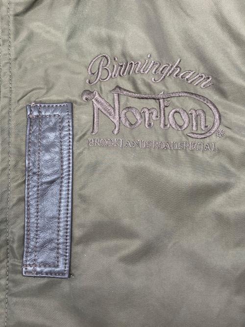Norton（ノートン）Norton (ノートン) MA-1ジャケット カーキ サイズ:Lの古着・服飾アイテム