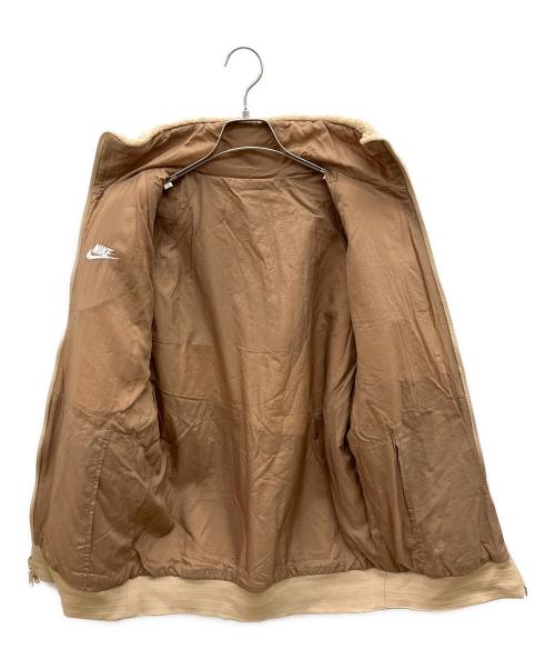 NIKE（ナイキ）NIKE (ナイキ) ボアジャケット ベージュ×ホワイト サイズ:Sの古着・服飾アイテム