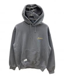Schott（ショット）の古着「プルオーバーパーカー　CHERRY BLOSSOM JAPAN EAGLE HOODED SWEAT」｜グレー