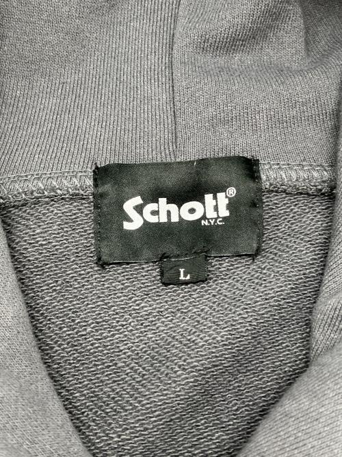 Schott（ショット）Schott (ショット) プルオーバーパーカー　CHERRY BLOSSOM JAPAN EAGLE HOODED SWEAT グレー サイズ:Lの古着・服飾アイテム