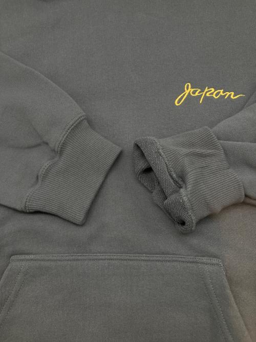 Schott（ショット）Schott (ショット) プルオーバーパーカー　CHERRY BLOSSOM JAPAN EAGLE HOODED SWEAT グレー サイズ:Lの古着・服飾アイテム