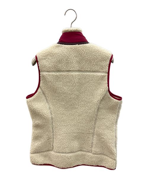 Patagonia（パタゴニア）Patagonia (パタゴニア) クラシック・レトロX・ベスト FA18 アイボリー×レッド サイズ:Sの古着・服飾アイテム