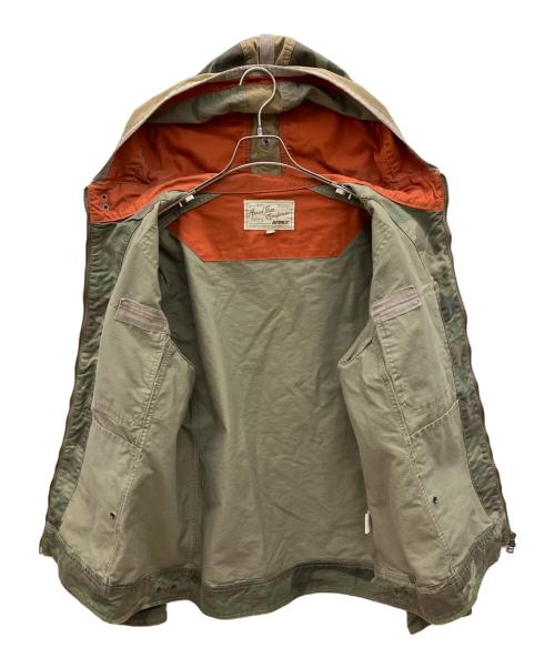 AVIREX（アヴィレックス）AVIREX (アヴィレックス) ミリタリージャケット　カモフラージュ柄 カーキ サイズ:2XLの古着・服飾アイテム