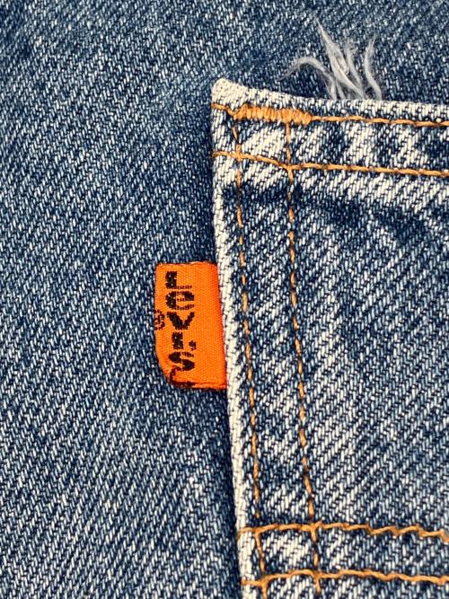 LEVI'S（リーバイス）LEVI'S (リーバイス) 90s　505ストレートデニムパンツ　オレンジタグ スカイブルー サイズ:W36×L36の古着・服飾アイテム