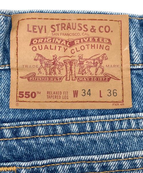 LEVI'S（リーバイス）LEVI'S (リーバイス) 90s　550テーパードデニムパンツ インディゴ サイズ:W34×L36の古着・服飾アイテム