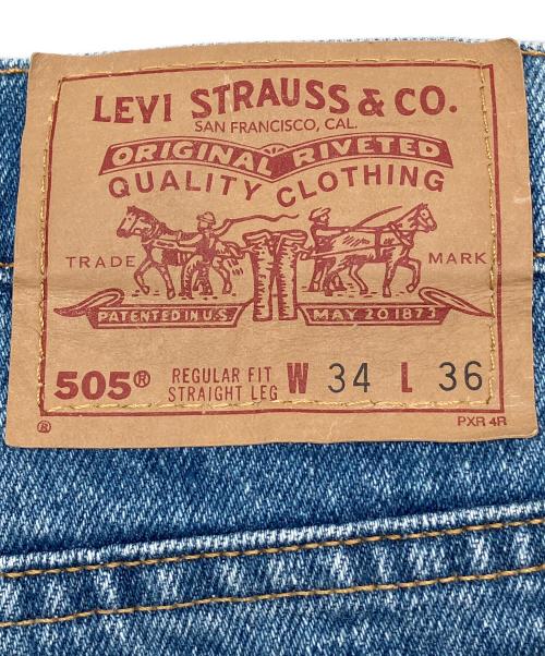 LEVI'S（リーバイス）LEVI'S (リーバイス) 90s 505ストレートデニムパンツ　1995年3月製　釦裏653 インディゴ サイズ:W34×L36の古着・服飾アイテム