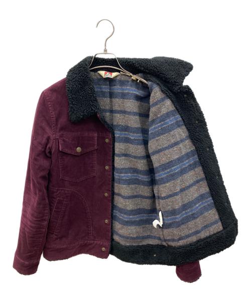 BEN DAVIS（ベンデイビス）BEN DAVIS (ベンデイビス) 90sデッキジャケット　三角タグ　古着 ワインレッド サイズ:Sの古着・服飾アイテム