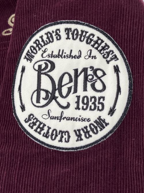 BEN DAVIS（ベンデイビス）BEN DAVIS (ベンデイビス) 90sデッキジャケット　三角タグ　古着 ワインレッド サイズ:Sの古着・服飾アイテム