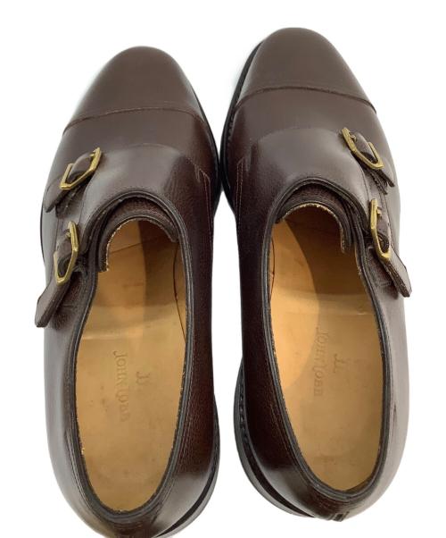 JOHN LOBB（ジョンロブ）JOHN LOBB (ジョンロブ) ダブルモンクレザーシューズ ブラウン サイズ:size6.5EEの古着・服飾アイテム
