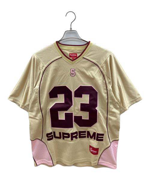 SUPREME（シュプリーム）SUPREME (シュプリーム) 半袖カットソー　perfect season Footbal Jersey　23SS ホワイト サイズ:Ｍの古着・服飾アイテム
