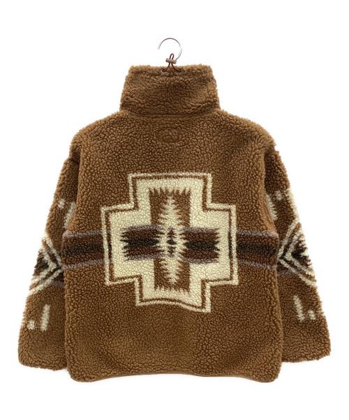 PENDLETON（ペンドルトン）PENDLETON (ペンドルトン) BAYFLOW (ベイフロー) ボアジャケット ブラウン サイズ:Fの古着・服飾アイテム