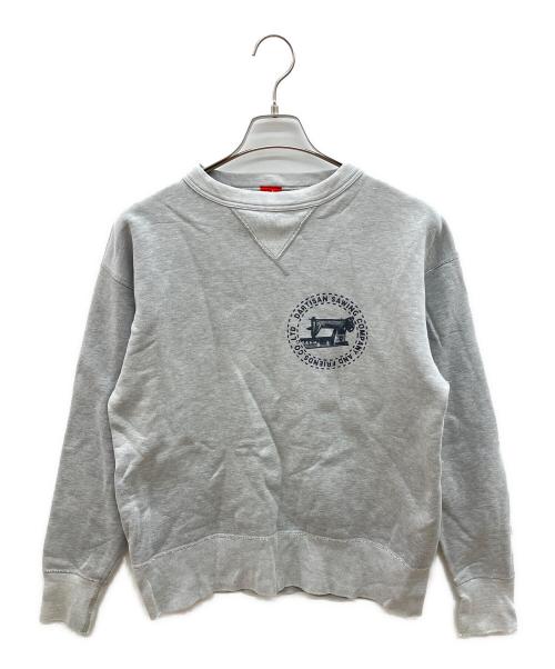 STUDIO D'ARTISAN（ステュディオダルチザン）STUDIO D'ARTISAN (ステュディオダルチザン) 両Vクルーネックスウェット グレー サイズ:Ｍの古着・服飾アイテム