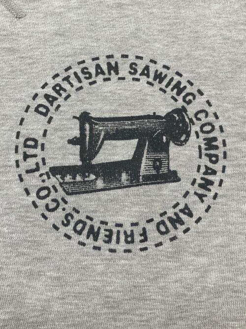 STUDIO D'ARTISAN（ステュディオダルチザン）STUDIO D'ARTISAN (ステュディオダルチザン) 両Vクルーネックスウェット グレー サイズ:Ｍの古着・服飾アイテム