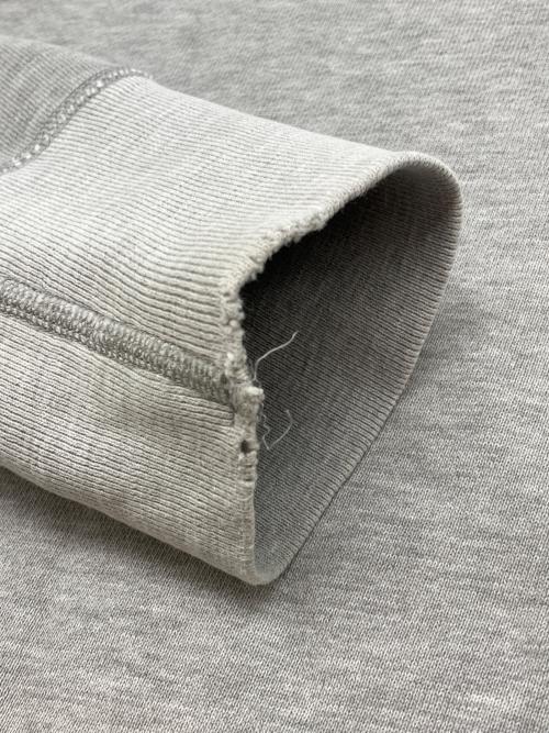 STUDIO D'ARTISAN（ステュディオダルチザン）STUDIO D'ARTISAN (ステュディオダルチザン) 両Vクルーネックスウェット グレー サイズ:Ｍの古着・服飾アイテム