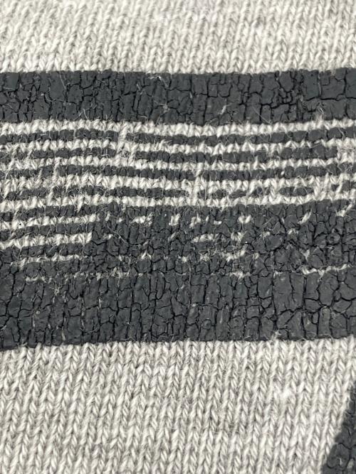 STUDIO D'ARTISAN（ステュディオダルチザン）STUDIO D'ARTISAN (ステュディオダルチザン) 両Vクルーネックスウェット グレー サイズ:Ｍの古着・服飾アイテム