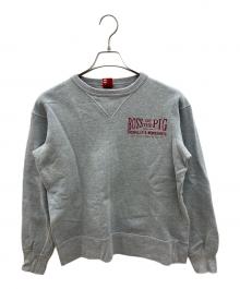 STUDIO D'ARTISAN（ステュディオダルチザン）の古着「両Vクルーネックスウェット」｜グレー