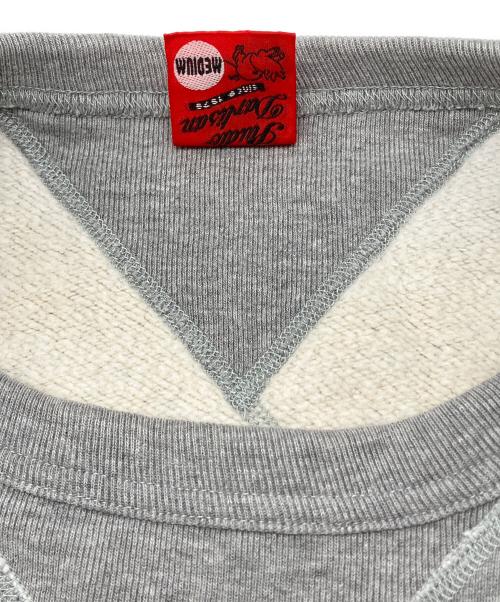 STUDIO D'ARTISAN（ステュディオダルチザン）STUDIO D'ARTISAN (ステュディオダルチザン) 両Vクルーネックスウェット グレー サイズ:Ｍの古着・服飾アイテム