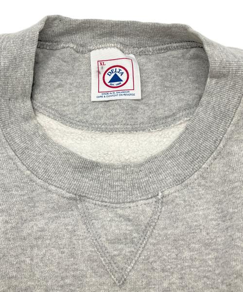 DELTA（デルタ）DELTA (デルタ) 90sプリントスウェット　古着 グレー サイズ:XLの古着・服飾アイテム