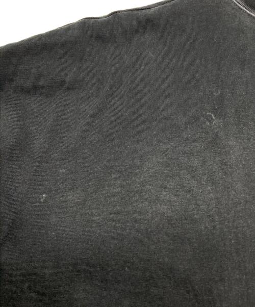 Maison Margiela（メゾンマルジェラ）Maison Margiela (メゾンマルジェラ) 半袖カットソー　オーバーサイズオーバーダイロゴTシャツ　24SS　 ブラック サイズ:Sの古着・服飾アイテム