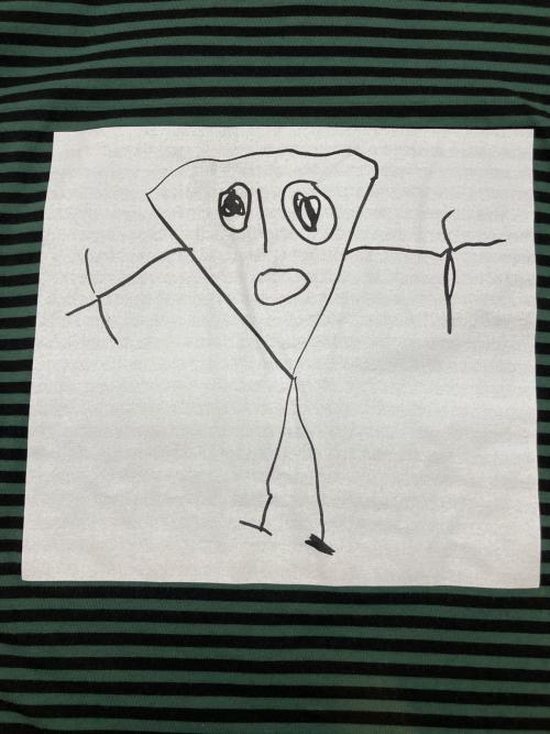 PLAN C（プランシー）PLAN C (プランシー) 長袖カットソー グリーン×ブラック サイズ:Ｍの古着・服飾アイテム