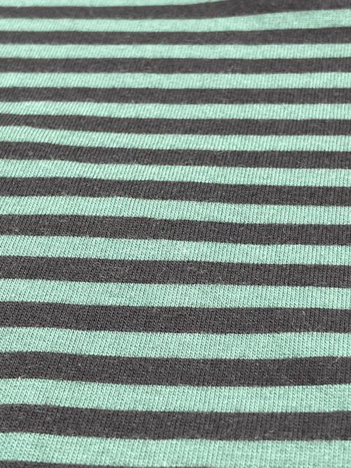 PLAN C（プランシー）PLAN C (プランシー) 長袖カットソー グリーン×ブラック サイズ:Ｍの古着・服飾アイテム