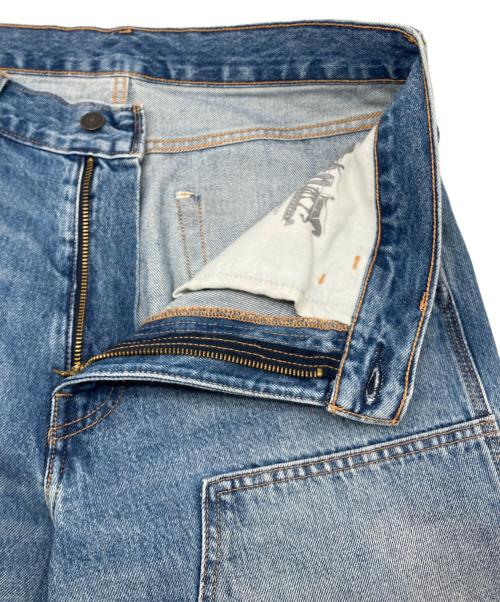 LEVI'S（リーバイス）LEVI'S (リーバイス) ルーズストレートダブルニーデニムパンツ インディゴ サイズ:W32×L32の古着・服飾アイテム