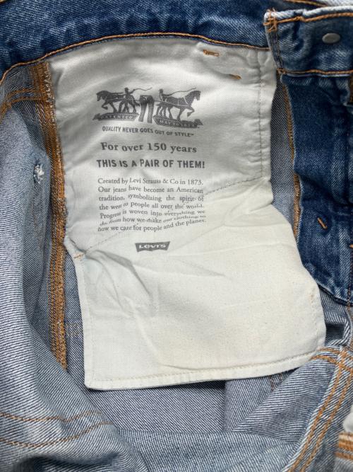 LEVI'S（リーバイス）LEVI'S (リーバイス) ルーズストレートダブルニーデニムパンツ インディゴ サイズ:W32×L32の古着・服飾アイテム