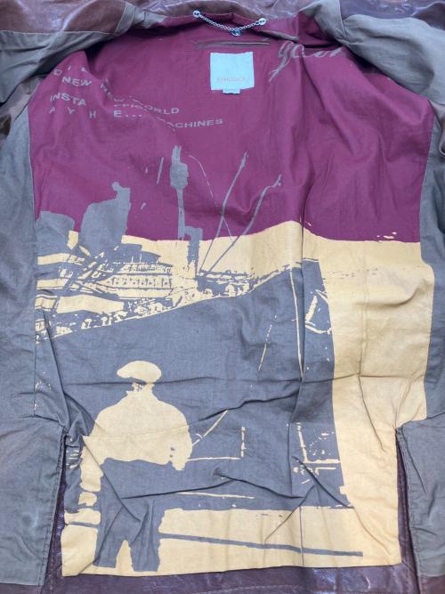 DIESEL（ディーゼル）DIESEL (ディーゼル) ラムレザージャケット ブラウン サイズ:Sの古着・服飾アイテム