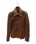 DIESEL（ディーゼル）の古着「ラムレザージャケット」｜ブラウン